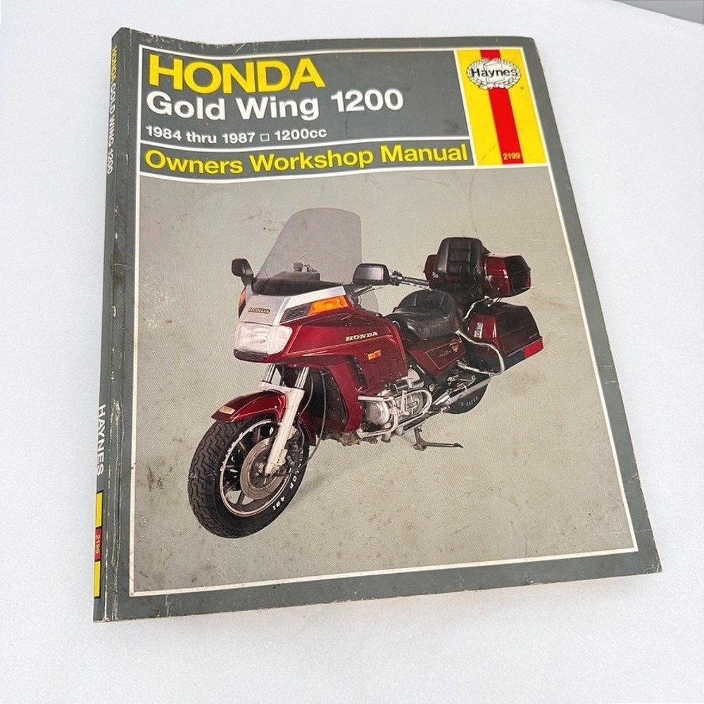 Haynes Motorcycle Repair Manual Honda GL 1200 Gold Wing 1984-1987 2199 M2199